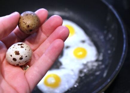 Potencia de los huevos de codorniz