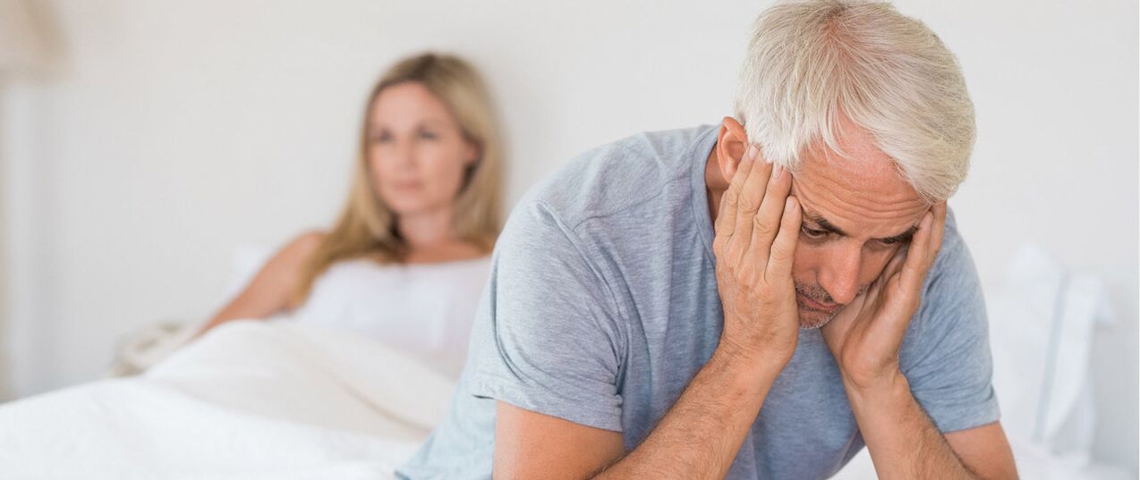 60 años después, los hombres tienen disfunción eréctil